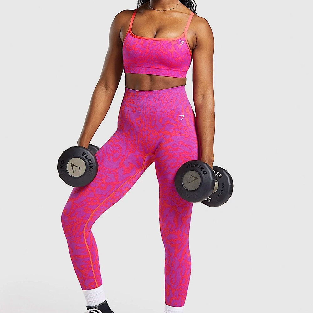 GYMSHARK ADAPT SAFARI SEAMLESS SET